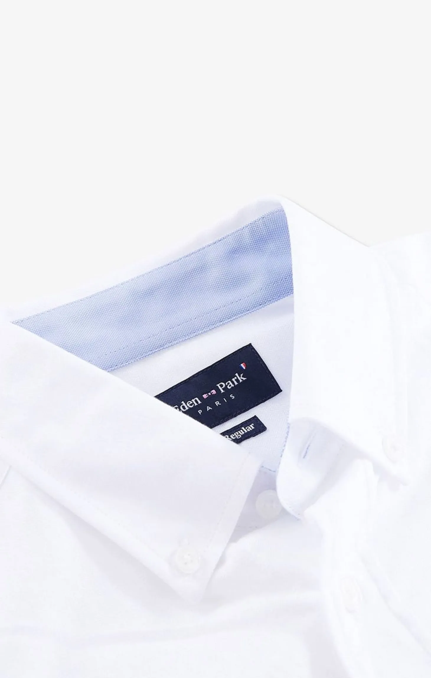 Chemisette Blanche Unie En Coton
