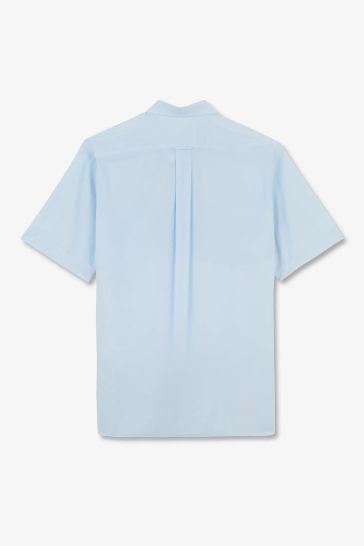 Chemisette Bleu Clair En Coton Dobby