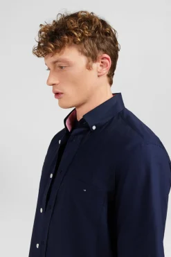 Chemisette Bleu Marine Brodee Xv De France
