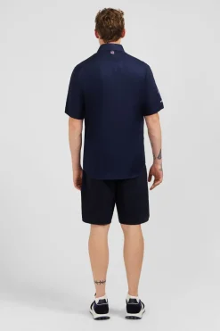 Chemisette Bleu Marine Brodee Xv De France
