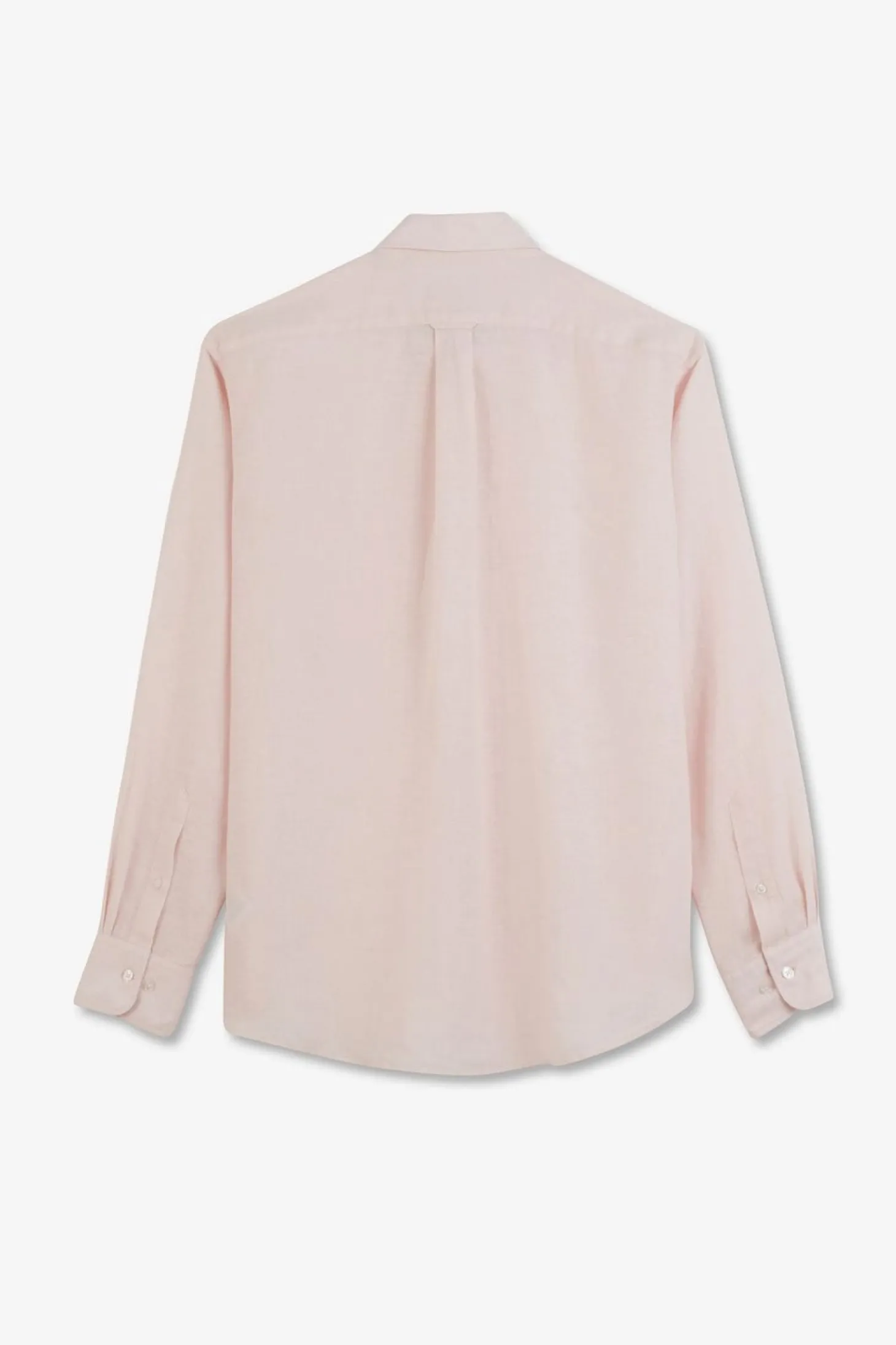 Chemise Unie Rose En Lin