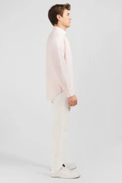 Chemise Unie Rose En Lin