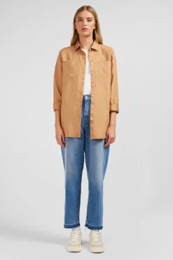 Chemisier Beige Uni