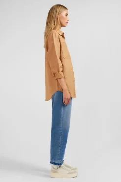 Chemisier Beige Uni