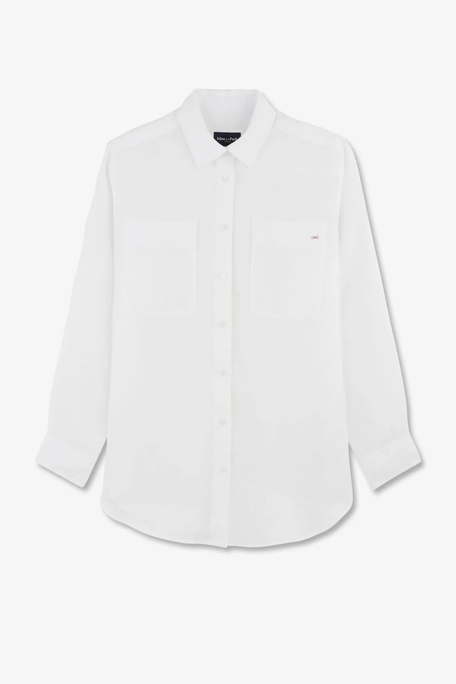 Chemisier Blanc Uni