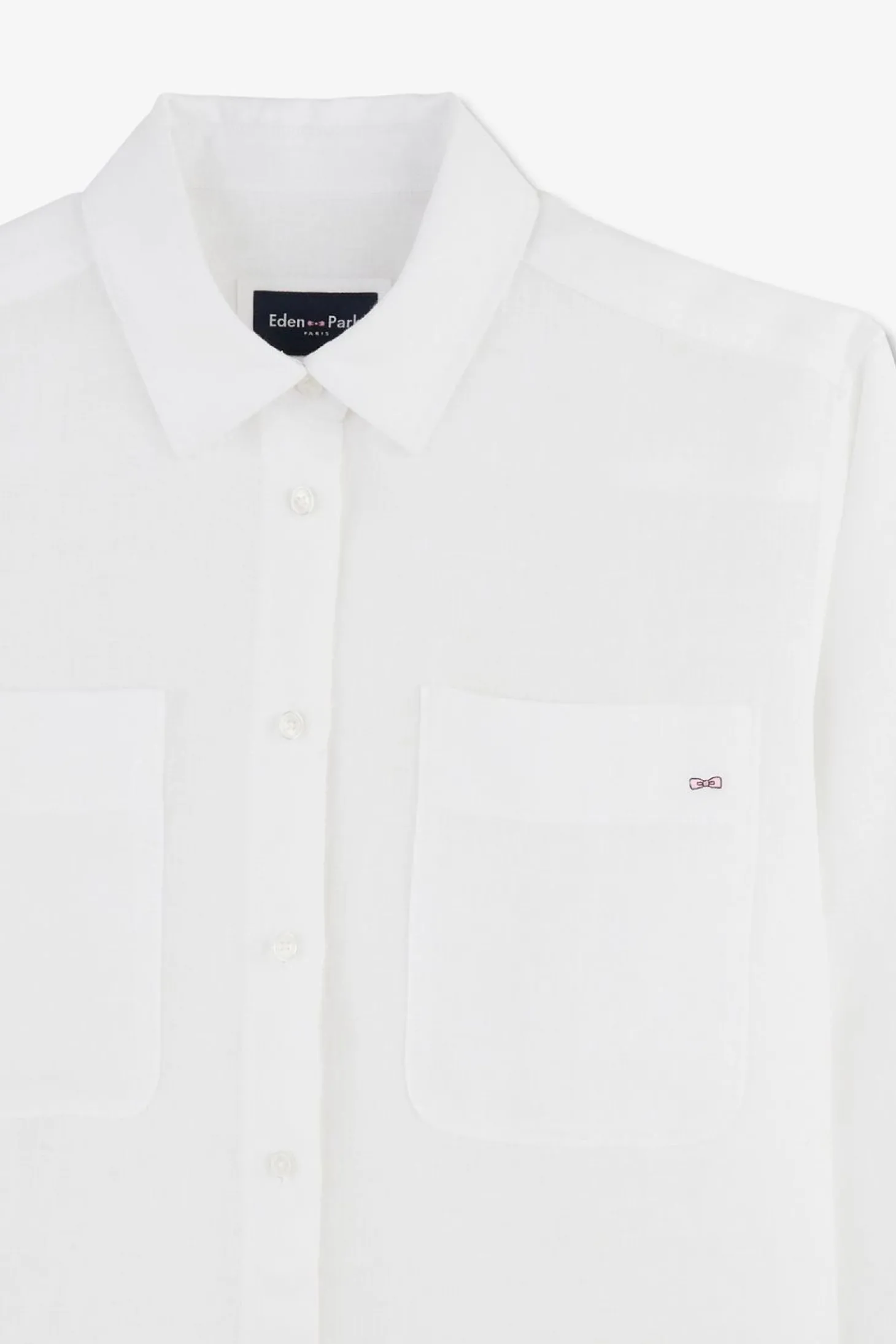 Chemisier Blanc Uni