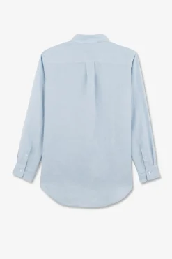 Chemisier Bleu Clair Uni