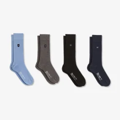 Coffret De Quatre Paires De Chaussettes Unies