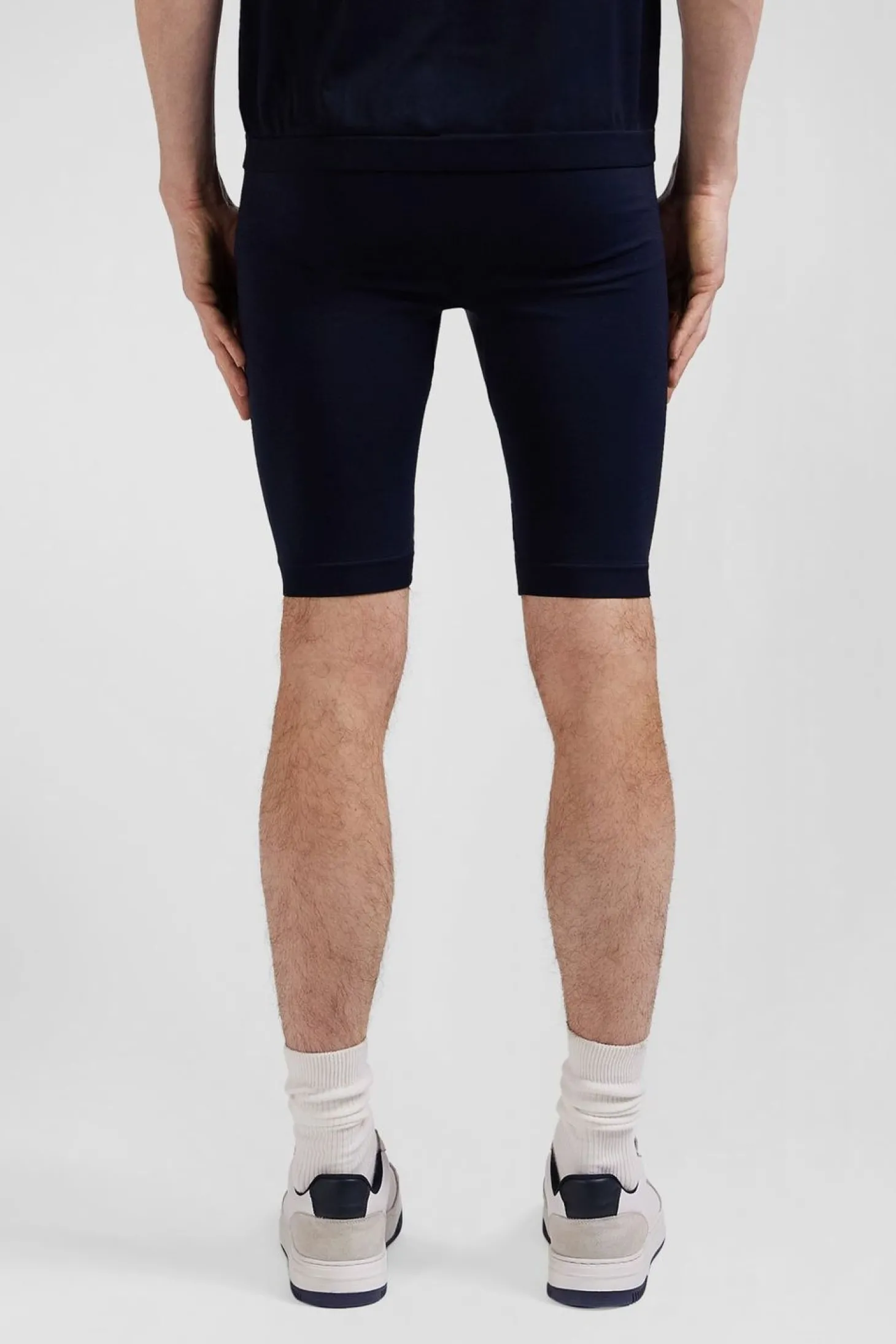 Cycliste De Sport Stretch Bleu Marine