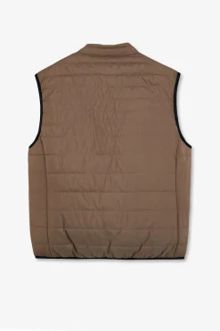 Doudoune Beige Sans Manches