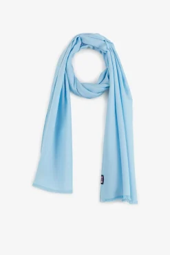 Echarpe Bleu Clair Unie