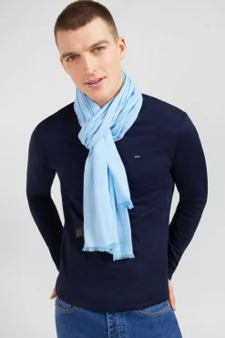 Echarpe Bleu Clair Unie