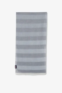 Echarpe Cerclee Bleu Gris