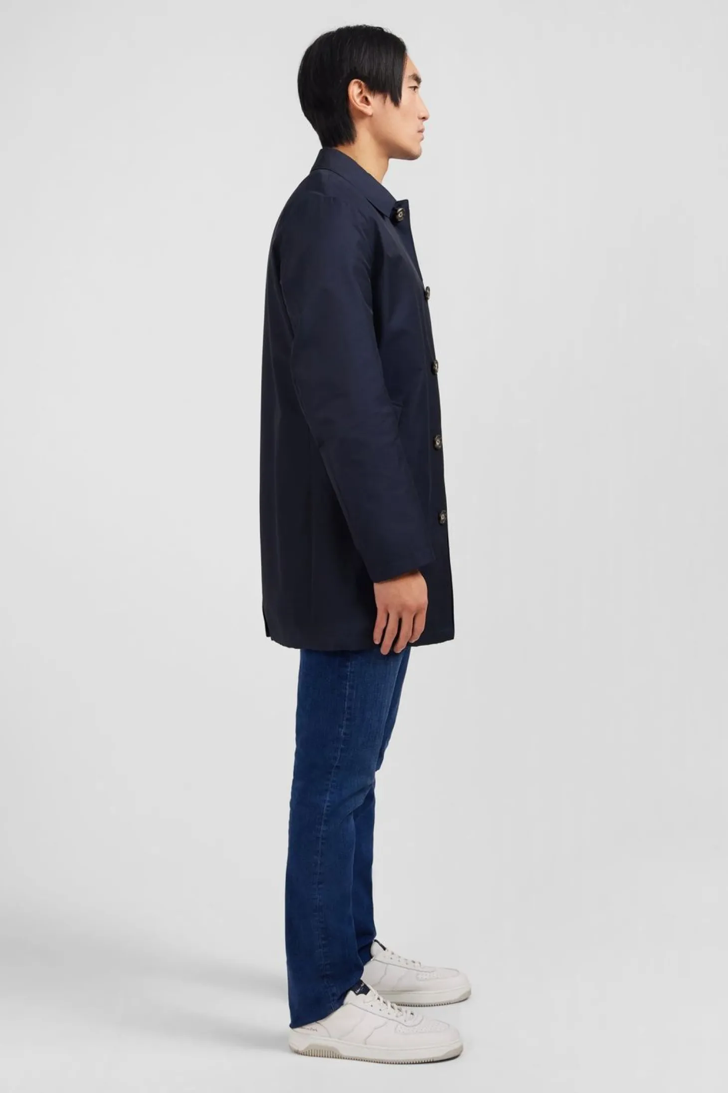 Impermeable Uni Bleu Marine