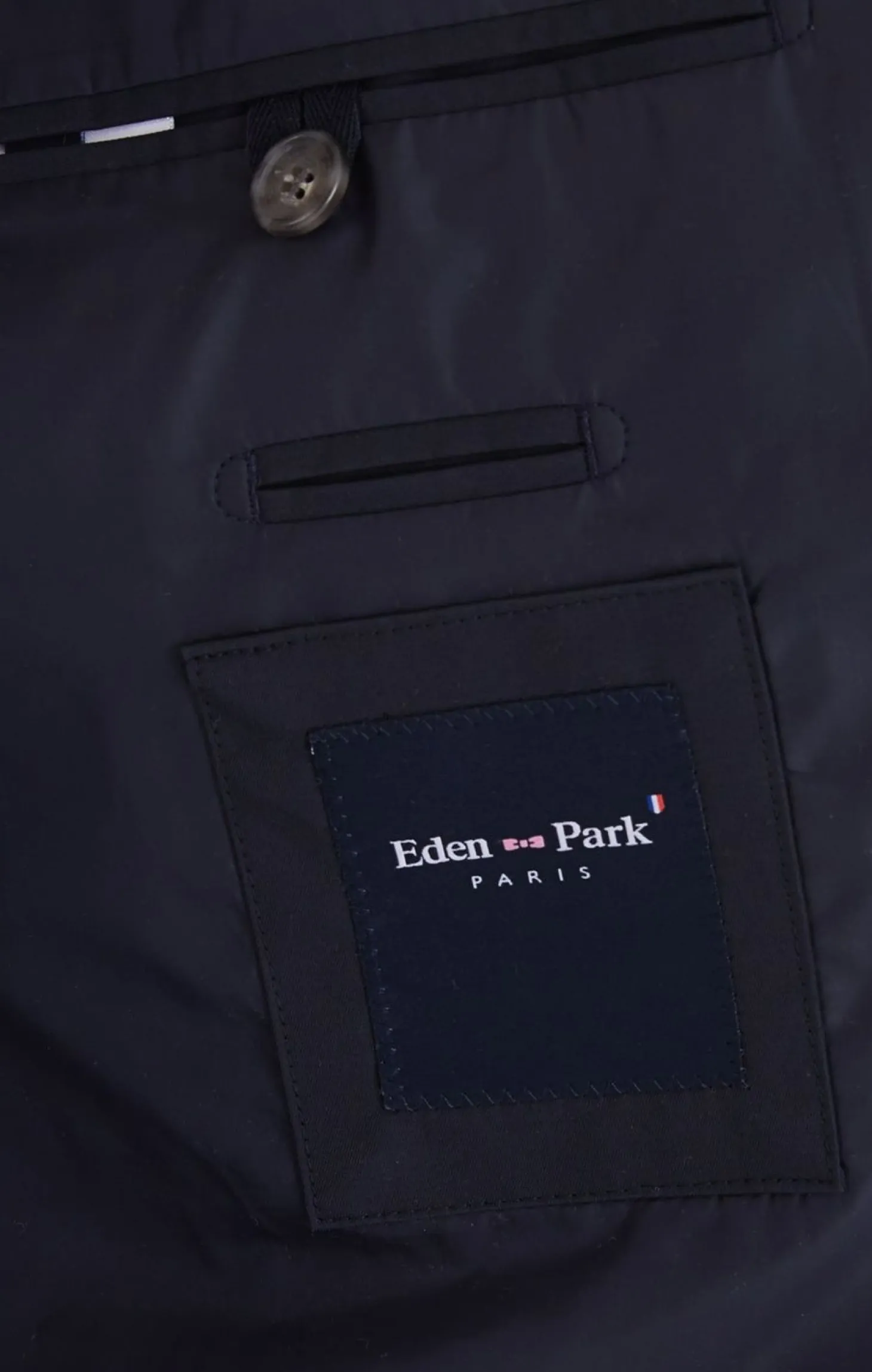 Impermeable Uni Bleu Marine