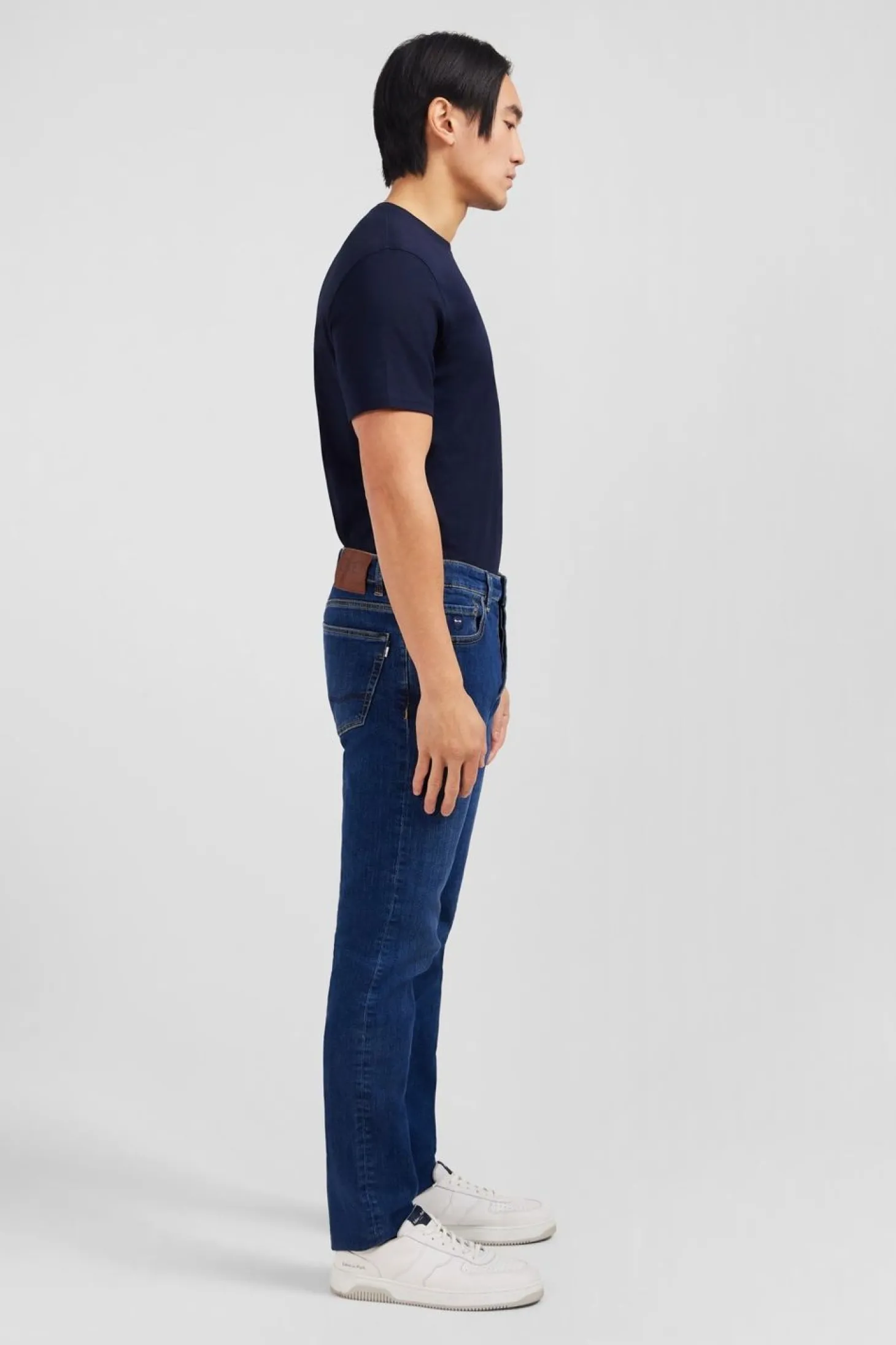 Jean Bleu En Coton Stretch