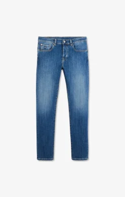 Jean Bleu En Coton Stretch