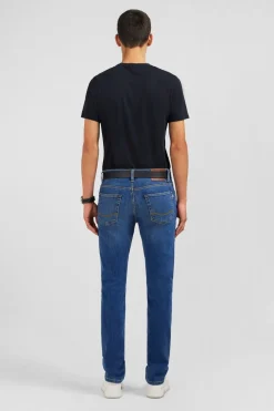 Jean Bleu En Coton Stretch