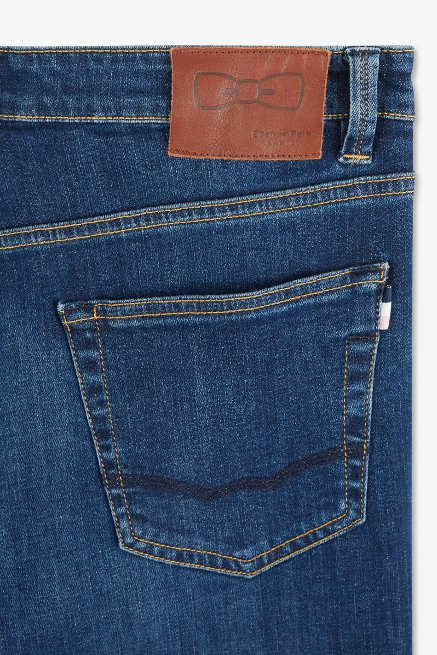 Jean Slim Bleu En Coton Extensible