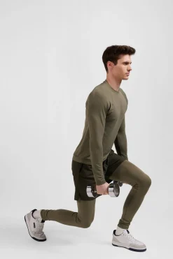 Jogging De Sport Stretch Kaki