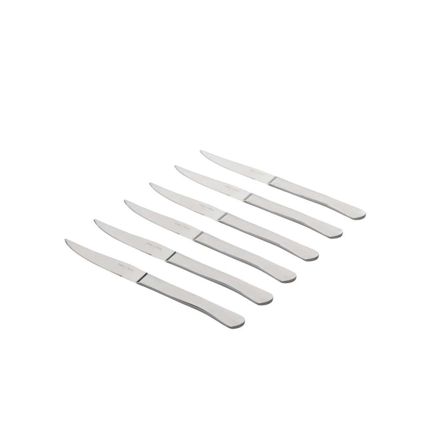 Lot De 6 Couteaux De Table En Inox