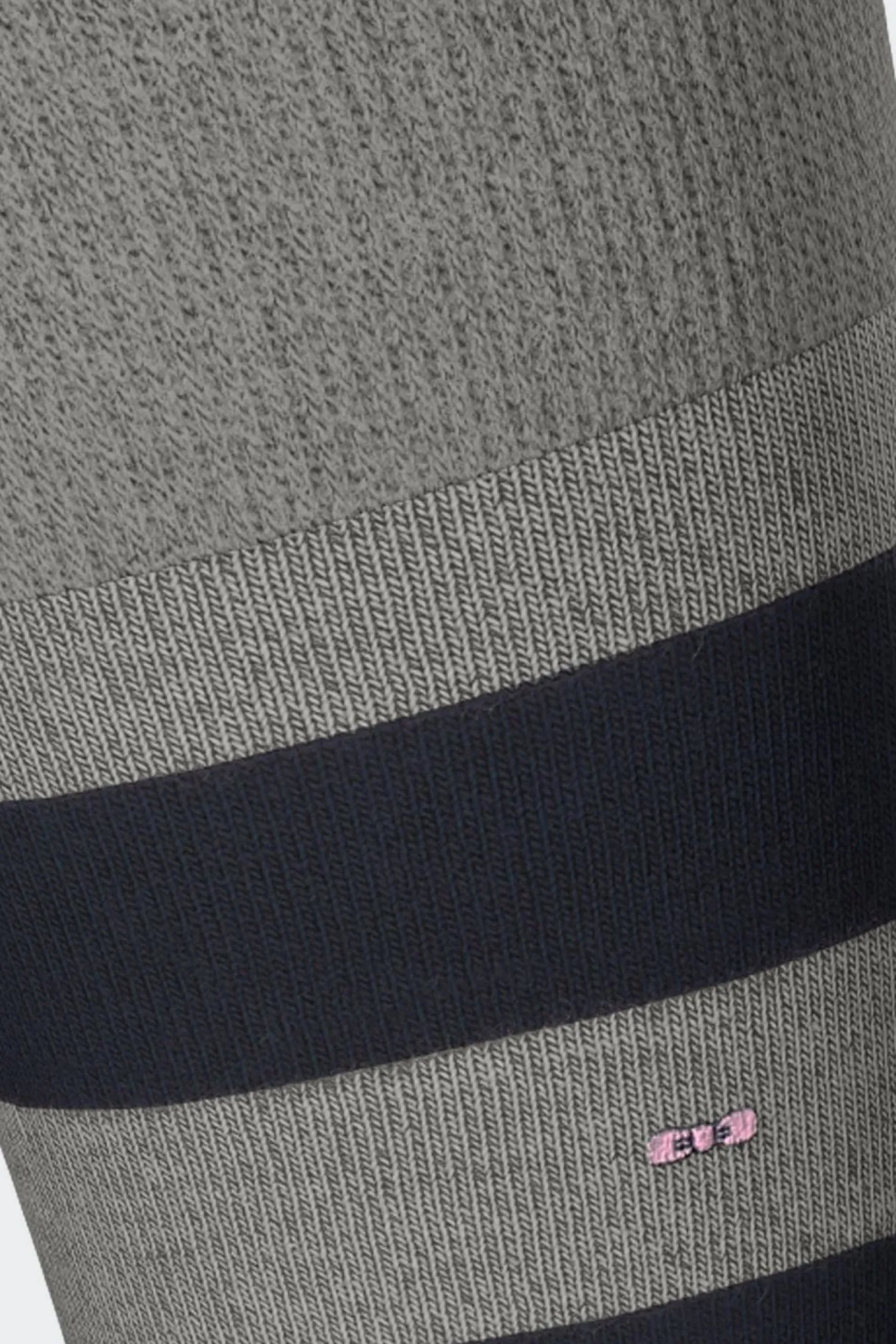 Lot De 3 Paires De Chaussettes Cerclees Marine En Coton Stretch