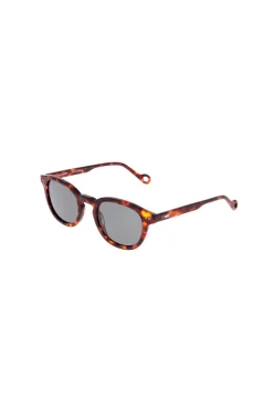 Lunettes De Soleil Rondes Motifs Ecailles