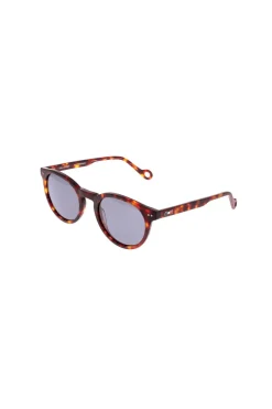 Lunettes De Soleil Rondes Motifs Ecailles