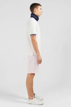 Maillot Blanc A Broderies Noeuds Papillon Au Dos