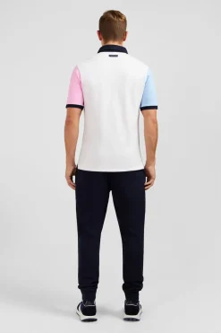 Maillot Blanc Colorblock