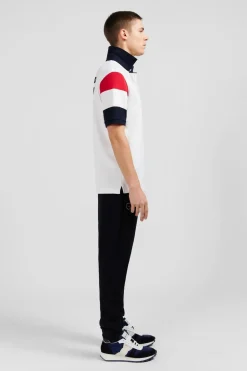 Maillot Blanc Colorblock Manches Courtes A Broderies Xv De France