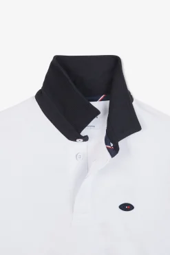 Maillot Blanc Colorblock Manches Courtes A Broderies Xv De France
