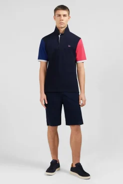 Maillot Bleu Marine Colorblock
