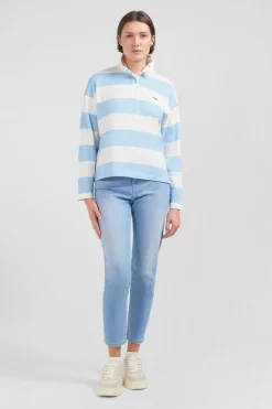 Maillot Cercle Ciel En Coton Pima Coupe Relaxed