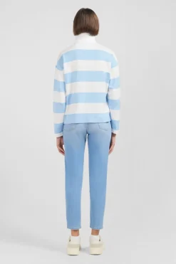 Maillot Cercle Ciel En Coton Pima Coupe Relaxed