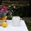Mug Blanc En Porcelaine De Limoges - Grand Modele