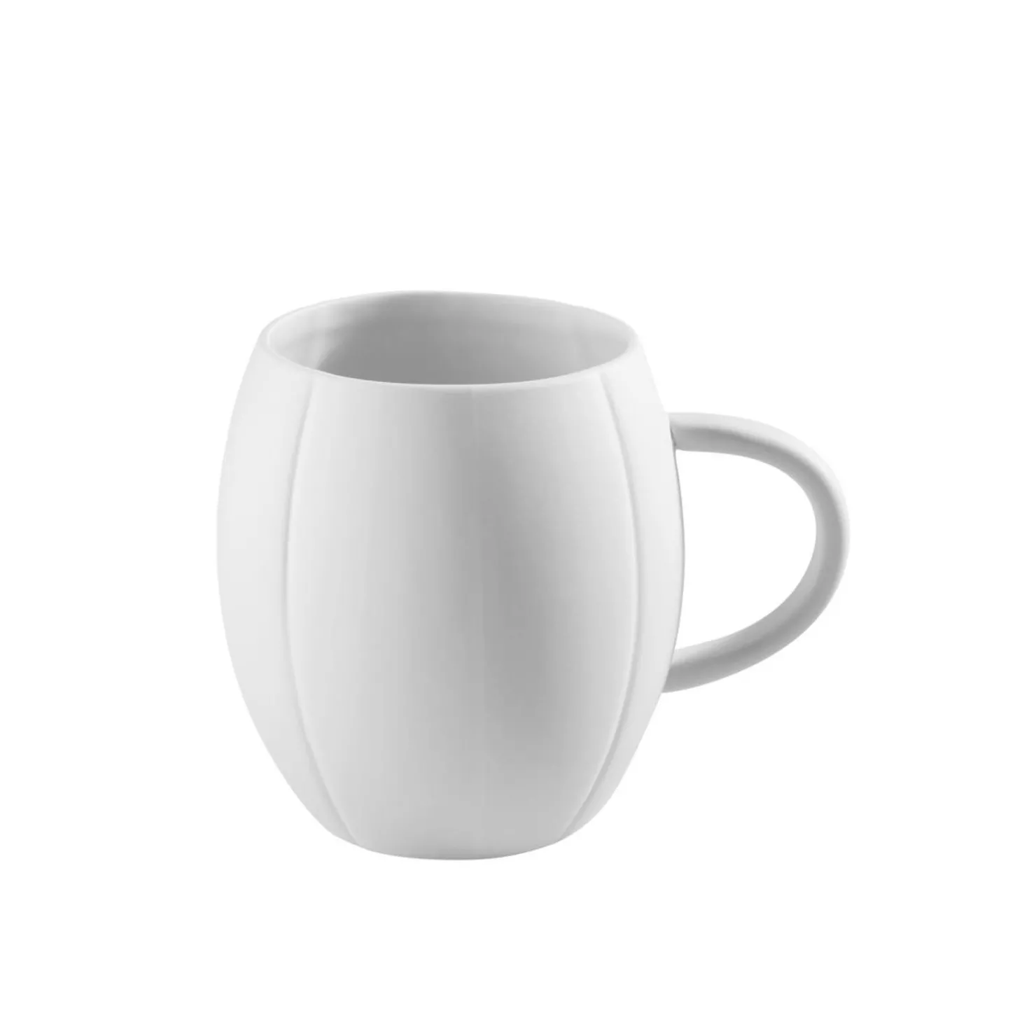Mug Blanc En Porcelaine De Limoges - Grand Modele