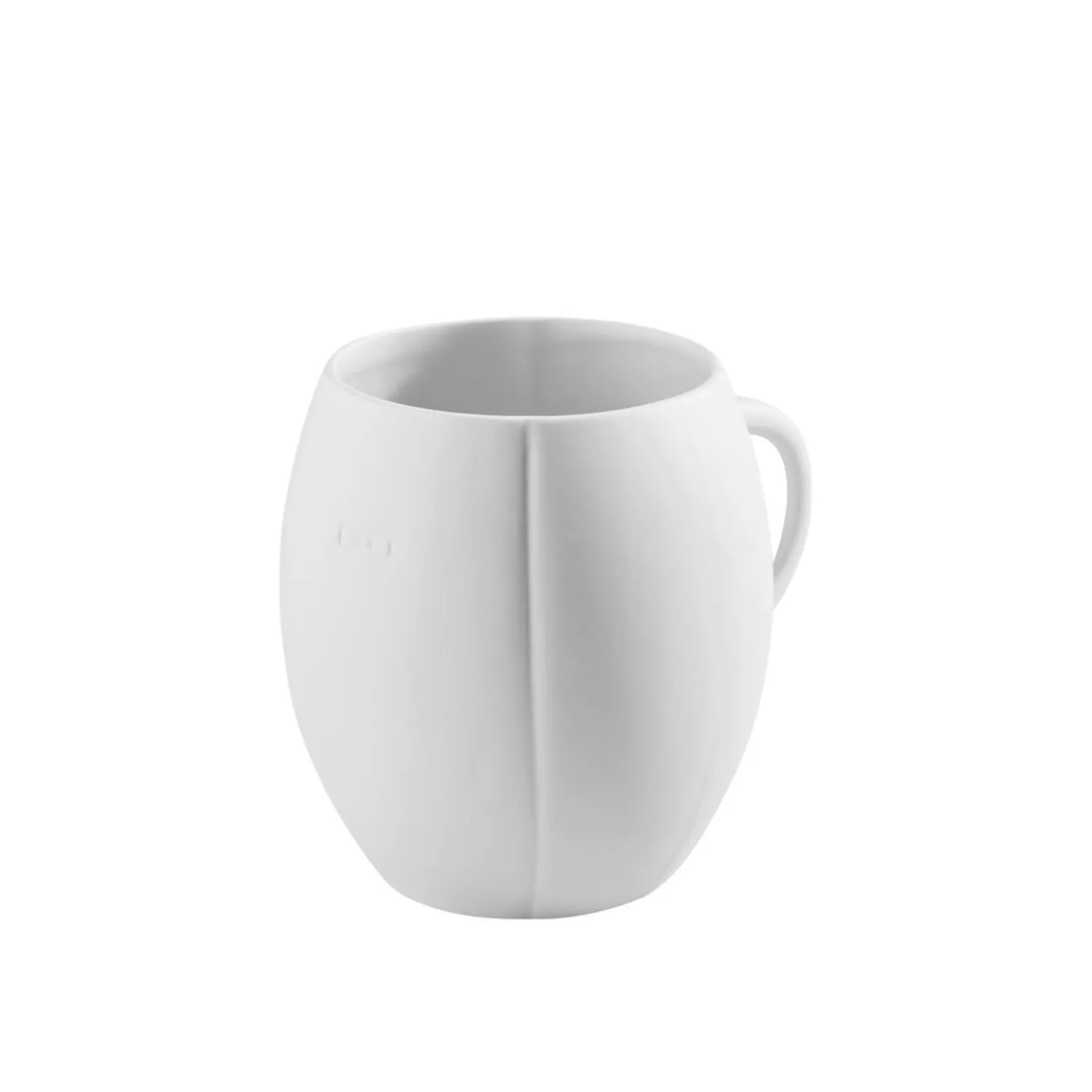 Mug Blanc En Porcelaine De Limoges - Grand Modele