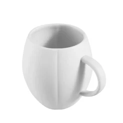 Mug Blanc En Porcelaine De Limoges - Grand Modele