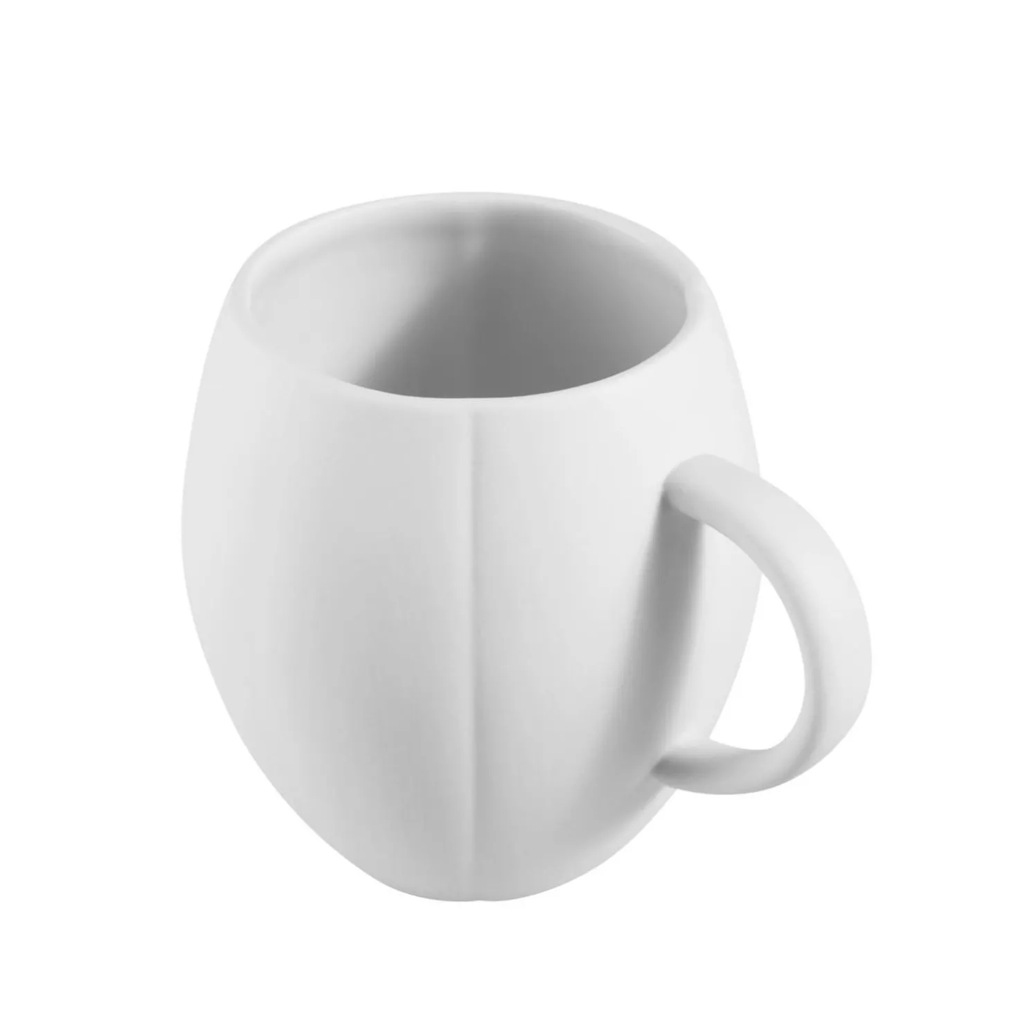 Mug Blanc En Porcelaine De Limoges - Grand Modele