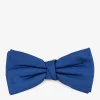 Noeud Papillon Bleu A Micro-Motifs Noeuds