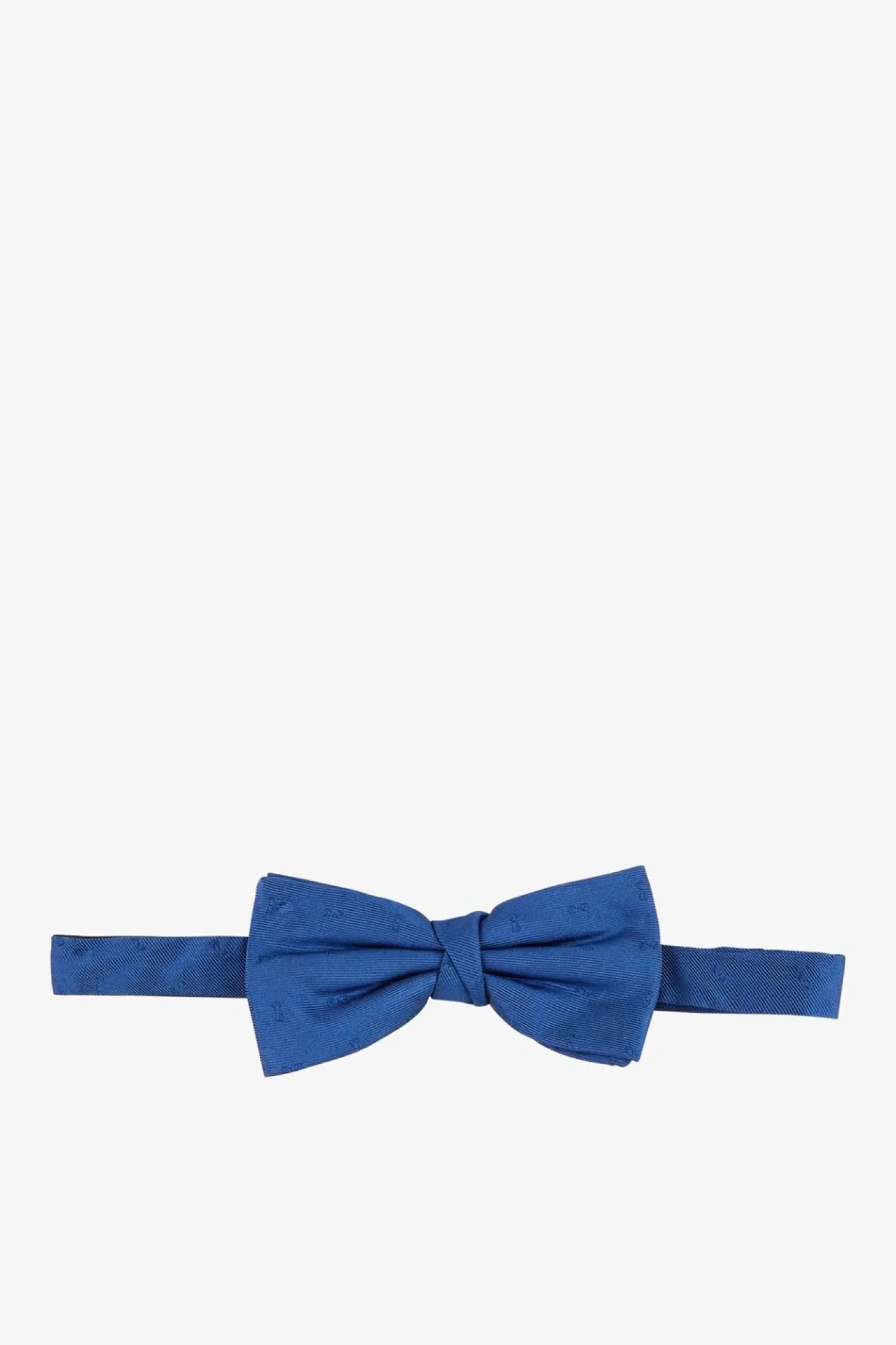 Noeud Papillon Bleu A Micro-Motifs Noeuds