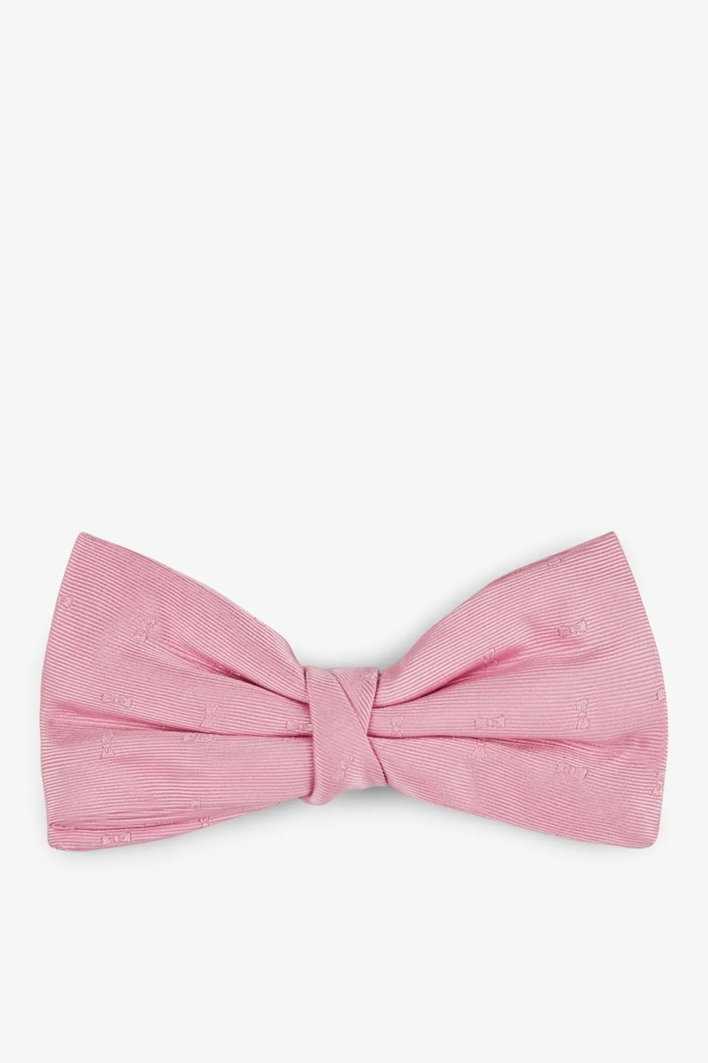 Noeud Papillon Rose A Micro-Motifs Noeuds
