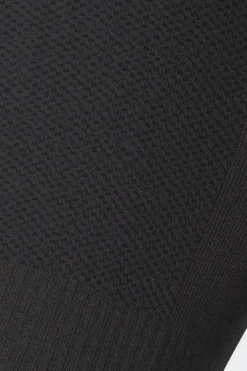 Paire De Chaussettes Basses Noires En Coton Stretch