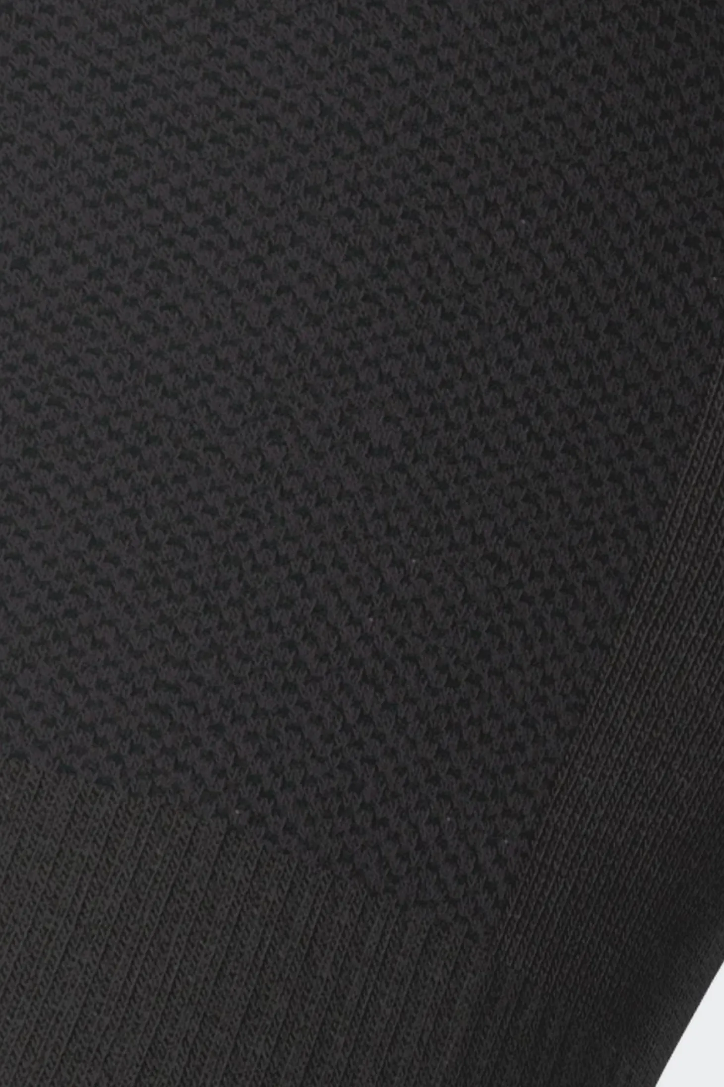 Paire De Chaussettes Basses Noires En Coton Stretch