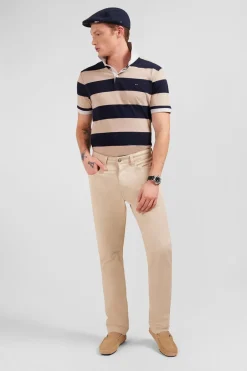 Pantalon Beige Droit 5 Poches