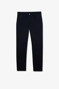 Pantalon Bleu Marine Droit 5 Poches