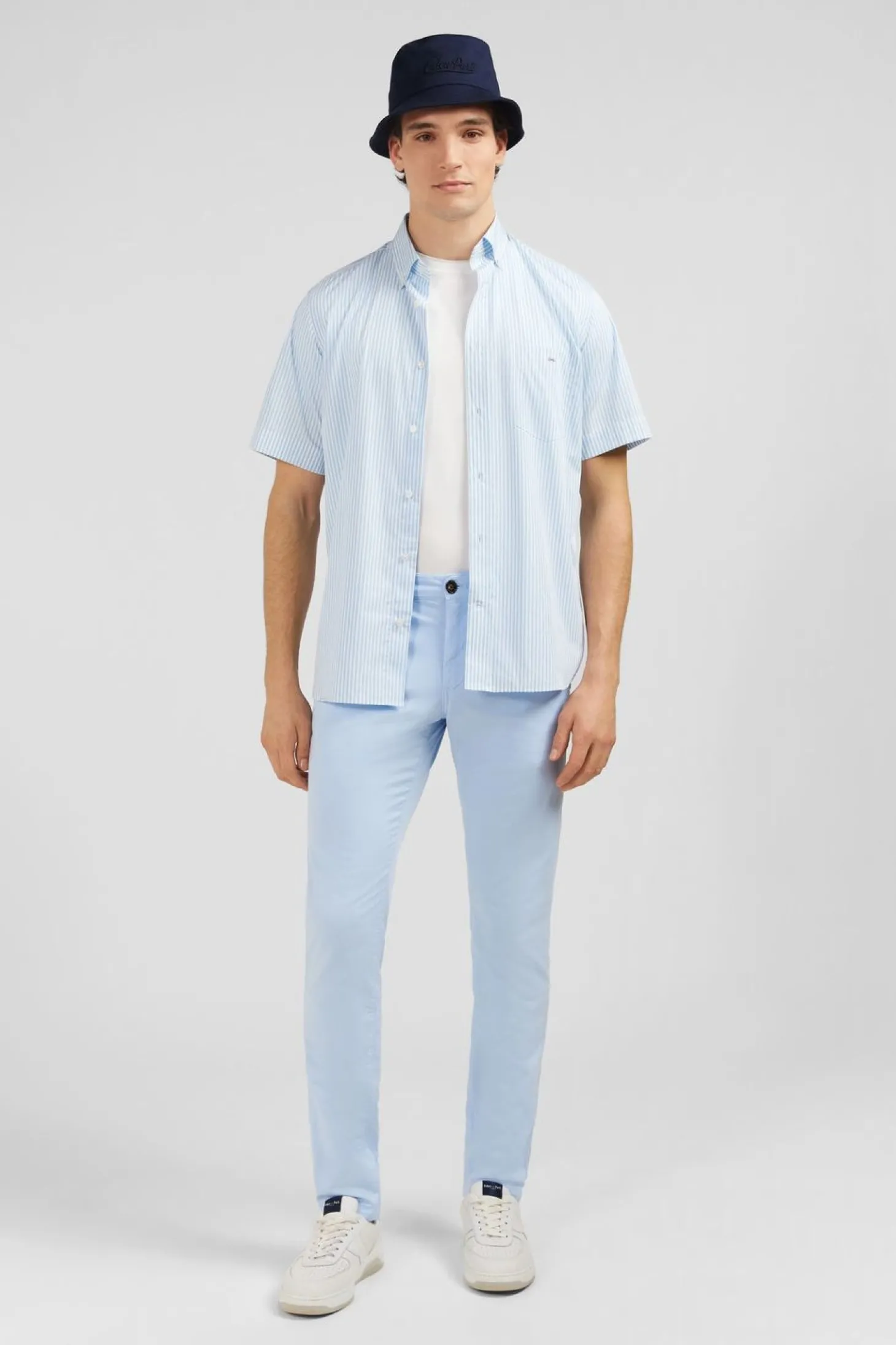 Pantalon Chino Bleu Clair