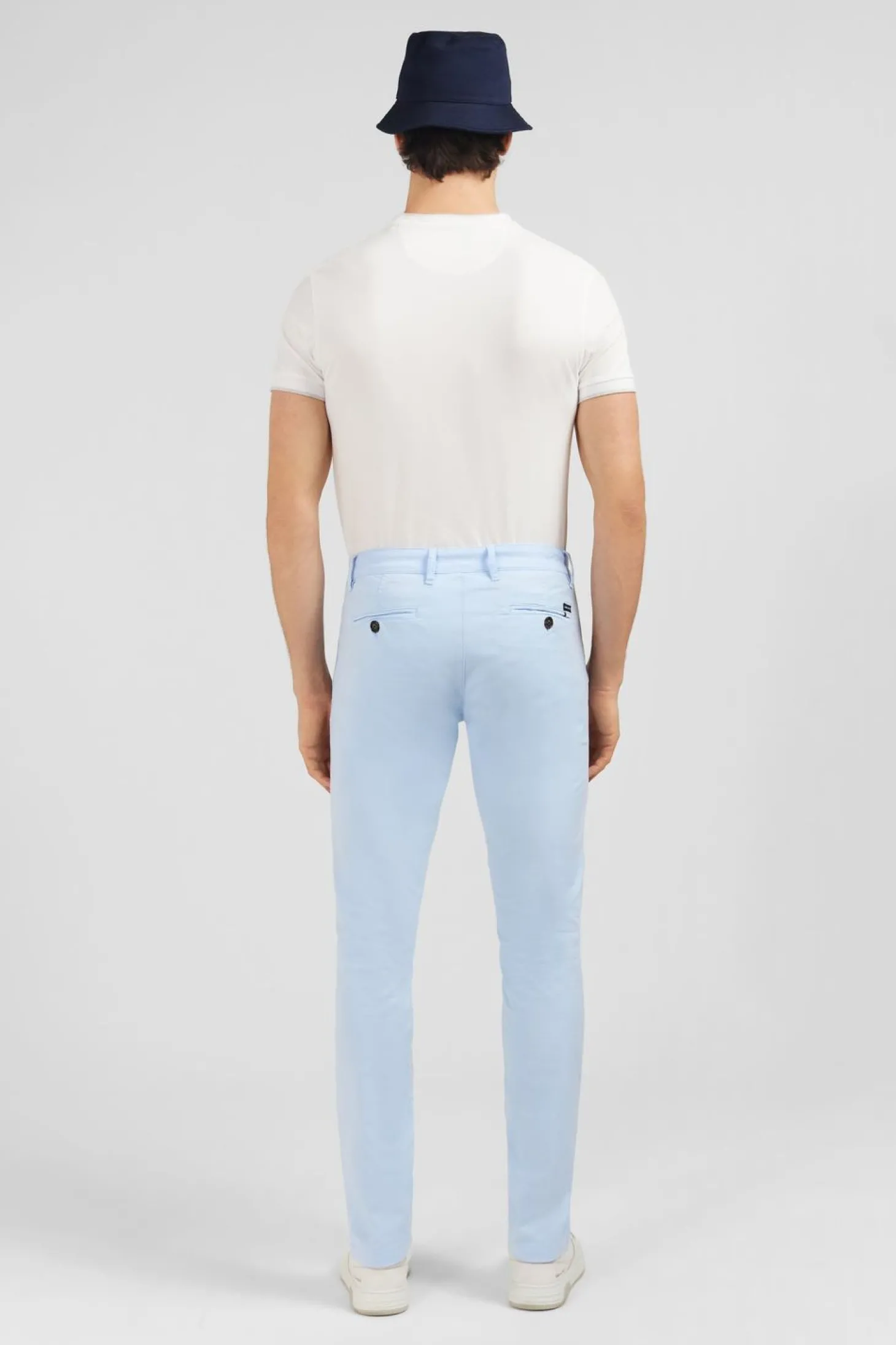 Pantalon Chino Bleu Clair