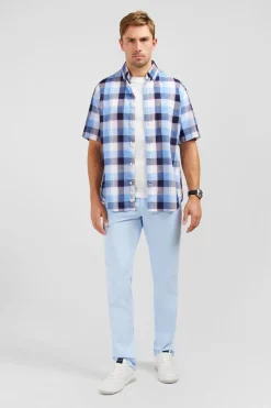 Pantalon Chino Bleu Clair